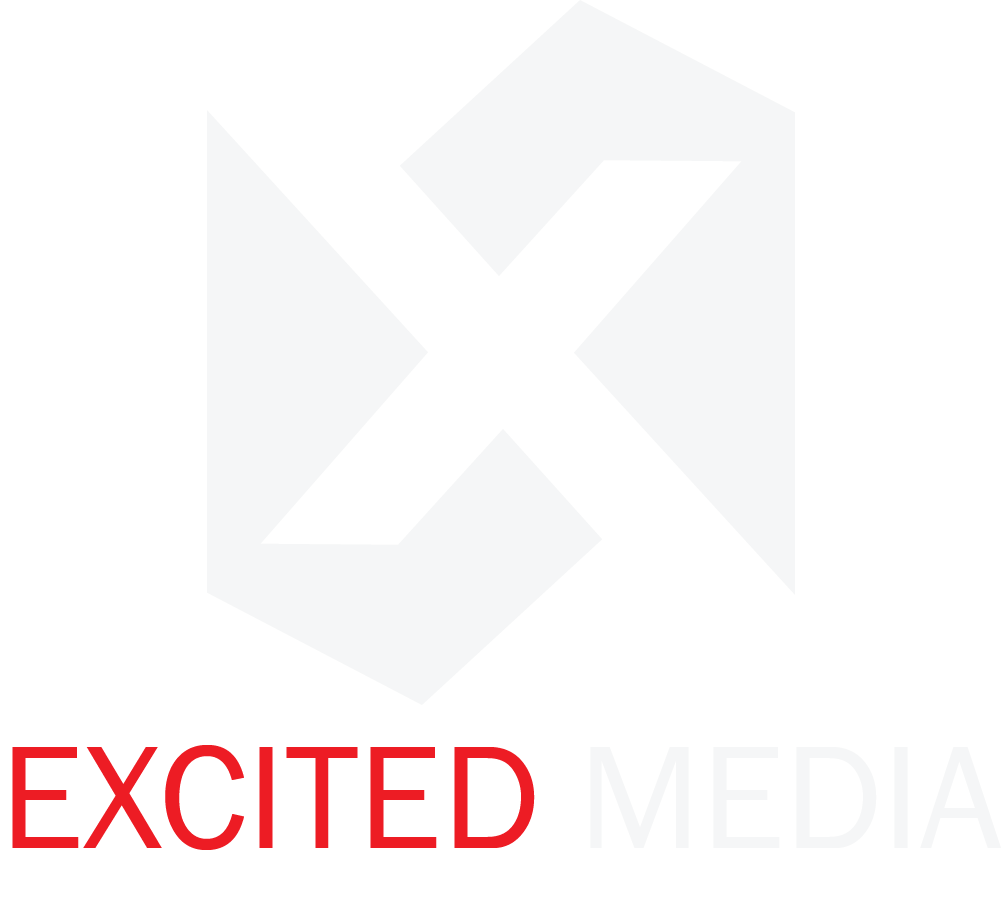 Excited Media White LogoPNG